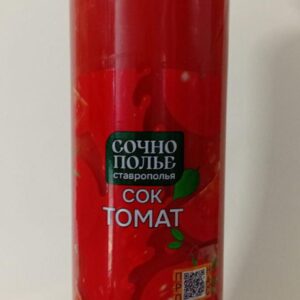 Сок томатный натуральный 0,33 л. (стекло)